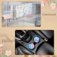 thumbnail image 6 of Sublimation Car Coaster Blank Set, 200Pcs 2.76inch Blank Sublimation Coaster 100 Adhesive Bag and Display Card White, 6 of 6