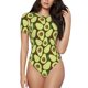 thumbnail image 1 of Fotbe Avocado Body de Mujer con Cuello Redondo y Mangas Cortas, Sin Mangas Ajustado, Suave, Cómodo y Básico-Small, 1 of 7