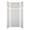 Lunar Subway Tile, variant on Transolid SWKX36367224-47V Saramar 36" W X 36" D X 96" H Six Panel Shower Wall Kit - White