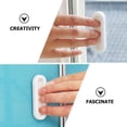 thumbnail image 6 of Hemobllo Self-Adhesive Pull Handles White Plastic for Drawers and Cupboards 16Pcs, 6 of 8