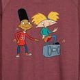 thumbnail image 3 of Hey Arnold! - HA Air Guitar - Women's Lightweight French Terry Long Sleeve Shirt, 3 of 5