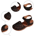thumbnail image 3 of Dakaela Closed Toe Sandals for Women 2026 Comfortable Dressy Platform Wedges Ankle Strap Orthopedic Wide Width Walking Shoes (6,Black), 3 of 8