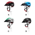 thumbnail image 3 of Wosthever Casco de ciclismo con luces Bicicletas de carretera de montaña Advertencia de carga Sombrero de seguridad Bicicleta Escalada Gorras de Ciclismo negro rojo METRO, 3 of 6