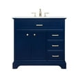 thumbnail image 3 of Elegant Kitchen and Bath 36 inch Single bathroom vanity in Blue, 3 of 8
