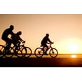 thumbnail image 2 of Friends Bicycles Wall Mural by Wallmonkeys Peel and Stick Graphic (48 in W x 31 in H) WM147127, 2 of 4