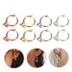 thumbnail image 5 of HEALEEP 8Ud Conversores De Aretes Clip on Para Decorar Con Accesorios De Bisutería En Colores Variedad, 5 of 8