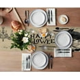 thumbnail image 3 of Halloween Table Runner, Halloween Crow and Retro Backgound Rustic Table Runner for Holiday Birthday Party Kitchen Dining Table Home Decor,, 3 of 8