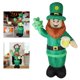 thumbnail image 5 of Duende Inflable Del Día De San Patricio De 4 Pies Con Luces LED Preiluminadas Con Sombrero De Trébol Verde, Decoración De Patio, 5 of 7