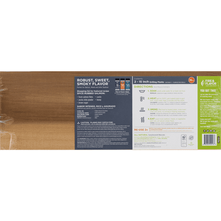 Fire & Flavor - Cedar Grilling Planks - Wood