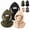 3pc-a, variant on Double Layer Fleece Hooded Hat Integrated One Piece Balaclava 3-In-1 Flannel Warm Windproof Hoodie with Mask for Men Ski Winter Outdoor Cycling Motorcycle Full Face Oover Hood
