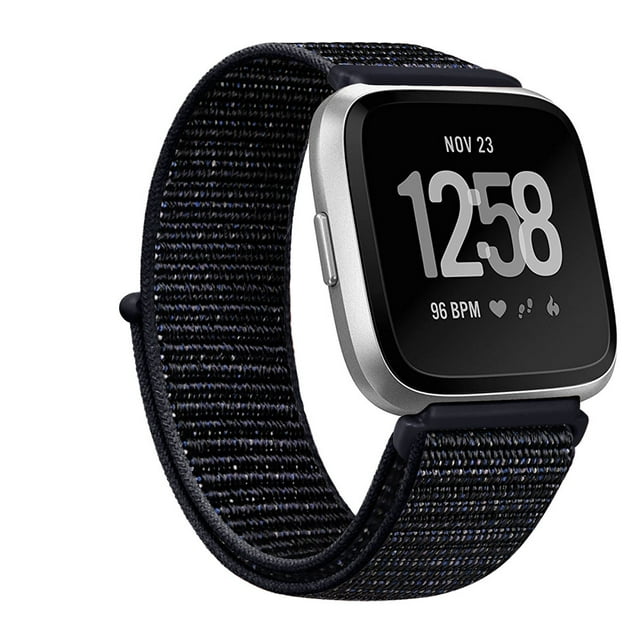 Nylon Strap for Fitbit Versa3 Lite Versa 2 band Smart watch replacment Watchbands correa Loop Bracelet Fitbit Versa 3 Sense band Black Sand For Versa Sense