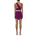 thumbnail image 2 of IRO womens  Nabi Leather Mini Dress, 40, Purple, 2 of 3