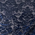thumbnail image 5 of New Wallpaper Navy Burnout Velvet, 5 of 6