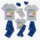 thumbnail image 1 of Pijamas familiares navideños a juego, conjuntos de pijamas grises, My Gnomies, Christams In July, 1 of 4