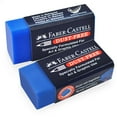 thumbnail image 2 of Faber-Castell Dust-Free Comfort Edge Eraser Rubbers - Blue - Pack of 5, 2 of 3