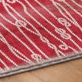 thumbnail image 5 of Addison Rugs Dream Shag Premium Machine Washable Transitional Rope Red Runner Rug, 2'3" x 7'6", 5 of 8