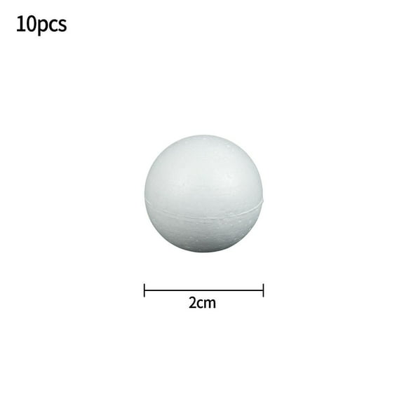Luolandi Foam Ball Round DIY Accessories New Party Polystyrene Styrofoam Handmade For Party Celebration Decorations Craft DIY Supplies 2cm