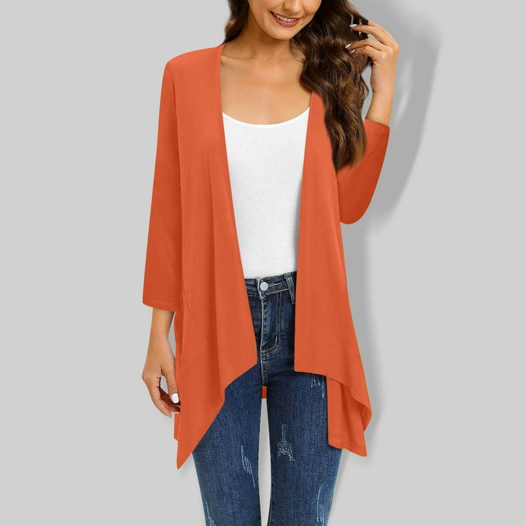 Orange shrug cardigan hotsell