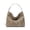 Y1859#04, variant on Woven Suede Shoulder Bag for Women,Suede Handbag Hobo Fashion Tote Bag Satchel for Work Weekend Travel Purse