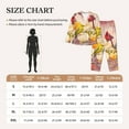 thumbnail image 6 of Kll Fall Colorful Print Women'S Long Sleeve Pajamas With Pants Sleepwear Loungewear 2 Set-Small, 6 of 9