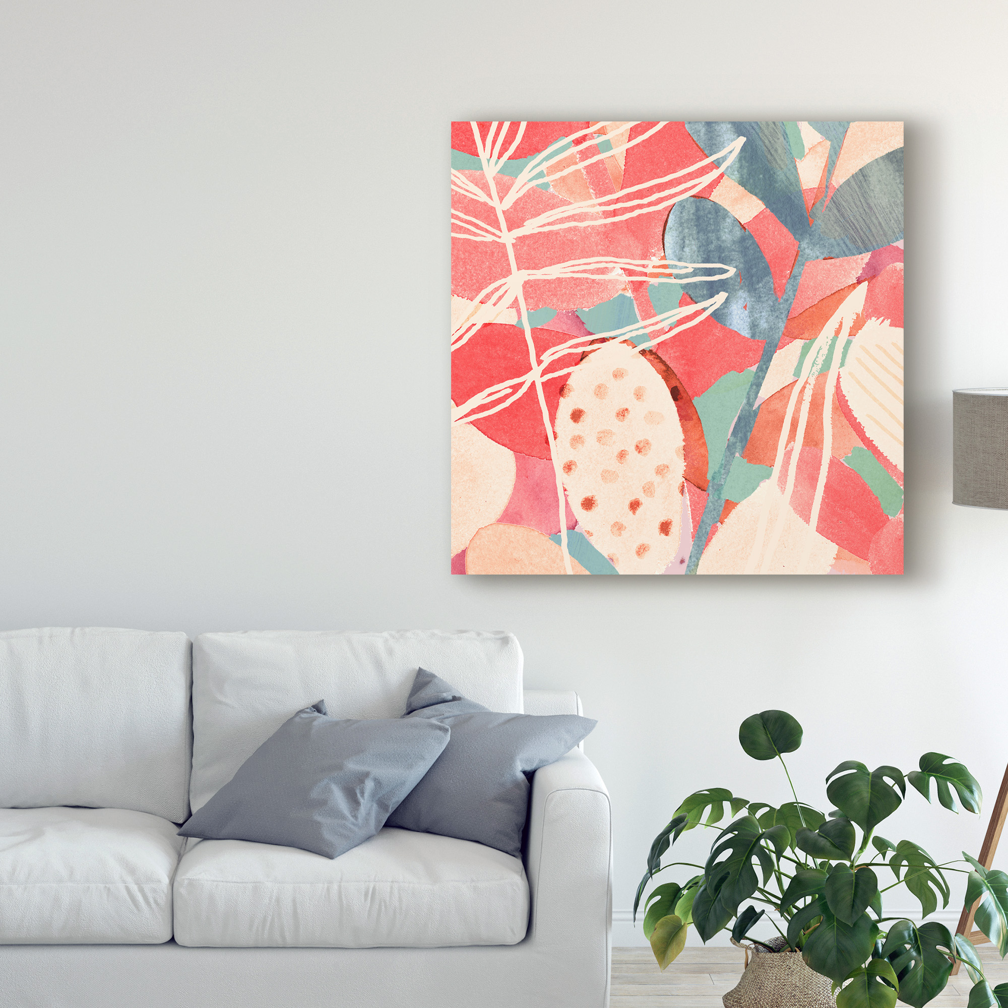 Trademark Fine Art 'Tropical Assemblage II' Canvas Art by Victoria Borges
