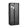 thumbnail image 3 of Funda tipo libro para OPPO Find X5 Pro, cartera todo‑en‑uno, funda multifuncional con tarjetero y correa de muñeca desmontable, 3 of 5