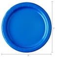 thumbnail image 5 of Disposable Paper Plates, 7", Blue, 70 Count, by Way To Celebrate, 5 of 5