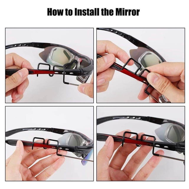 Cycling Rearview Mirror Adjustable Lightweight Biking Mirrors Wide Angle Small Bicycle Reflector Household Outdoor