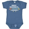 thumbnail image 3 of Inktastic Great Grandmas Little Cowboy with Cowboy Hat and Boots Boys Baby Bodysuit, 3 of 5