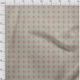 thumbnail image 4 of oneOone Polyester Spandex Light Brown Fabric Asian Suzani Sewing Material Print Fabric By The Yard 56 Inch Wide, 4 of 5