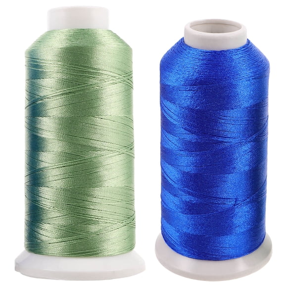 Raindrops Ice Silk Polyester Thread for Sewing Machine with Smooth Weaving and Vibrant Tassel Colors