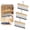 Wooden, variant on Wooden Hat Organizer Hanger with 10 Metal Clips, 360° Swivel Hook Closet Storage Rack for Baseball Caps, Socks, Scarves and Accessories, Space Saving Hanger