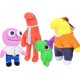 thumbnail image 1 of Regalos para Fanáticos del Juego Sonriente Amigo De Peluche, Figura De Monstruo De Peluche Suave (4 Piezas), 1 of 3