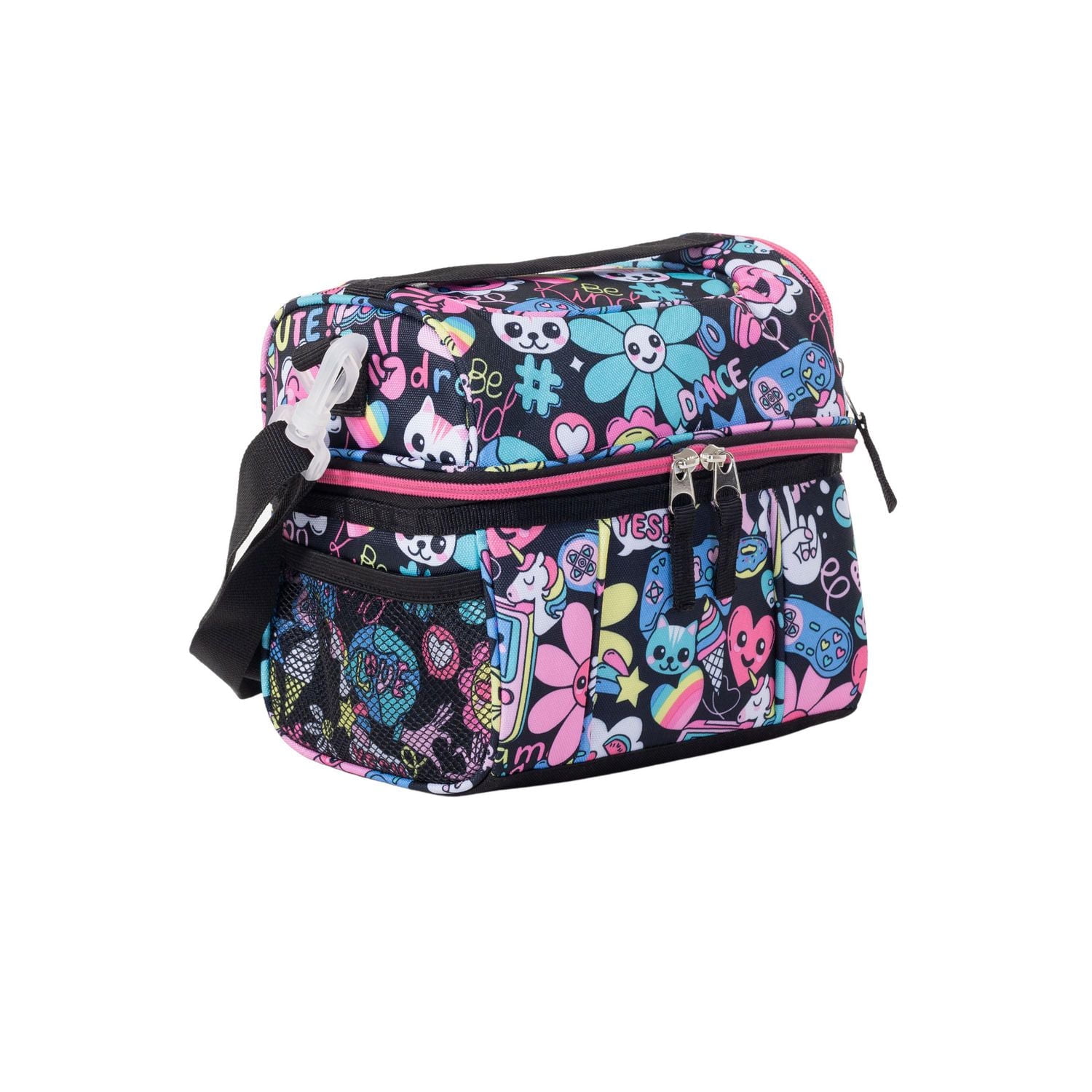 Sac à lunch en dome, noir