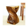 thumbnail image 5 of Haussmann Tabouret Twist 10 Po x 18 Po H Huile de Noix, 5 of 5