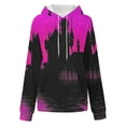 thumbnail image 3 of UPPADA Womens Graphic Hoodies Spring Fall Casual Long Sleeve Hooded Sweatshirts Trendy Loose Fit Pullover Tops Women Hoodies Graphic Hot Pink,L, 3 of 7