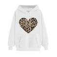 thumbnail image 2 of SOOMLON Valentines Day Hoodies Women Couple Valentines Gift Plus Size Loose Long Sleeve Round Neck Sweatshirts Tops Cute Heart Graphic Pullovers Shirts Trendy Valentines Clothes 2025 White 2XL, 2 of 5