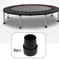 thumbnail image 2 of Cubiertas redondas para patas de trampolín, puntas de goma para piernas que evitan que se muevan, absorben los golpes, pies antideslizantes, pedestale 8 piezas Sunnimix Cubierta de pierna de trampolín, 2 of 8