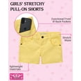 thumbnail image 2 of Real Love Girls' Twill Shorts - Super Stretch Twill Pull-On Casual Shorts (Sizes: 7-16), 2 of 7