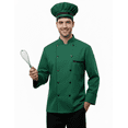 thumbnail image 3 of Multicolor with Black Trim, 3/4 Sleeve Chef Coat (Men's XS-6XL), 3 of 7