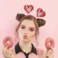 thumbnail image 3 of KAKOWELY 2 diademas de San Valentín con forma de corazón, diadema de amor, diadema decorativa para mujer, 3 of 5