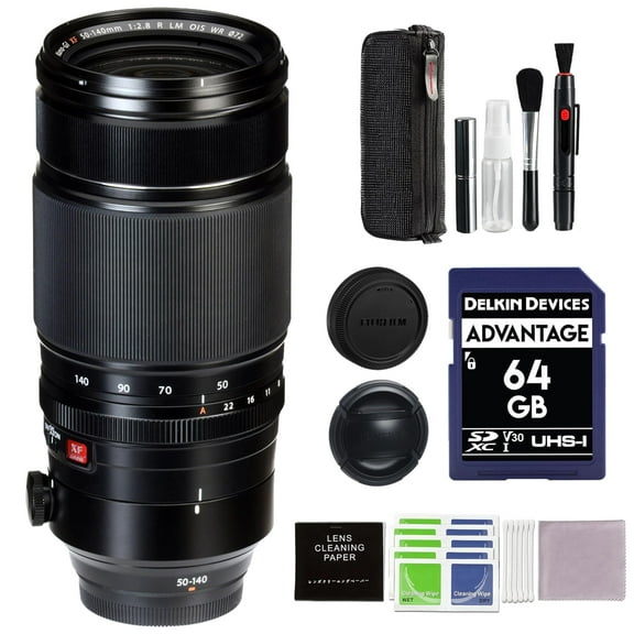 Fujifilm XF50-140mmF2.8 R LM OIS WR Bundle with Additional Accessories