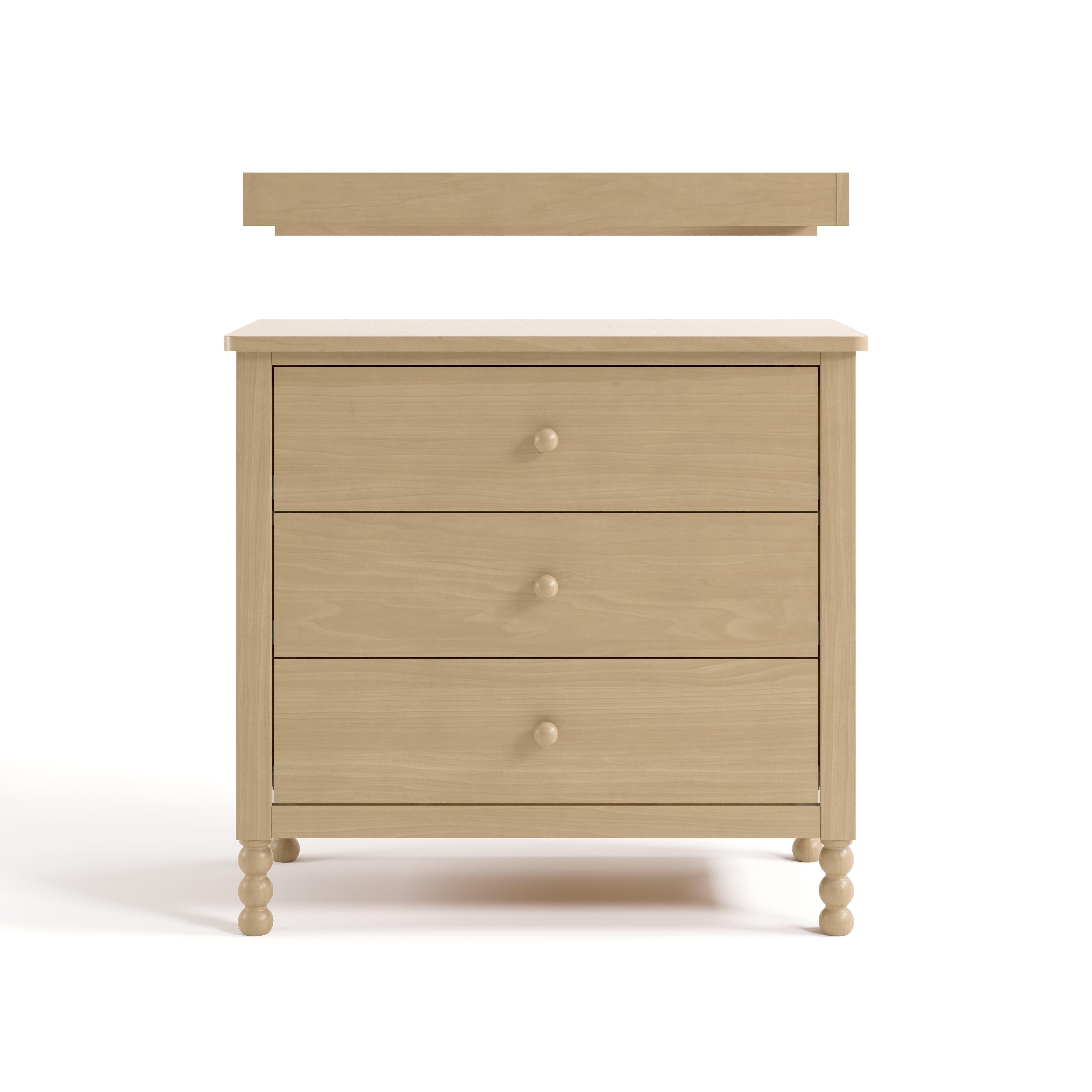 Art of Nursery by Storkcraft Rio 3 Drawer Chest with Removable Infant Changing Topper, Driftwood