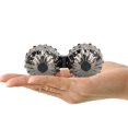 thumbnail image 4 of Massage Ball, Hand Massage Ball Effective Massage Acupoints  For Atigue Relief Silver,Guns Color, 4 of 8