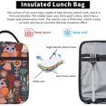 thumbnail image 5 of Blue Black Camouflage Lunch Bag for Women Men Reusable Insulated Lunch Box Portable Leakproof Thermal Lunch Tote Bags Lightweight Lunchbox with Side Pocket for Adult Office Work Picnic Hiking, 5 of 6