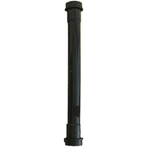 Lasco Fittings Tubular Slip Joint Extension - Black Plastic, Nut and Washer - 1-1/4 x 16 In