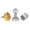 Gold, variant on Riousery Bicycle Headset Compression Plug Front Fork Steerer Top Cover Expander Mountain Road Bike, 1 1/8 in 28.6mm, 1.2 in / 31.7 mm Diameter, Blue