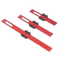 thumbnail image 4 of 3Pcs Woodworking Ruler Set Accurate Metal Slide T Type Square Scribing Marking Measuring Tool, 4 of 5