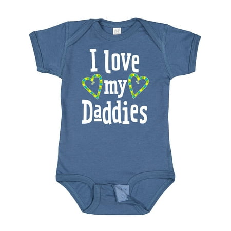 

Inktastic I Love My Daddies- Hearts Gift Baby Boy or Baby Girl Bodysuit