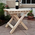 thumbnail image 5 of Shine Company Inc 4109N Table d'Appoint Pliant Carré Adirondack, Naturel, 5 of 5